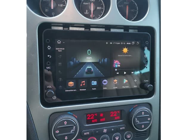 Two-DIN Radio Finishing Fascia