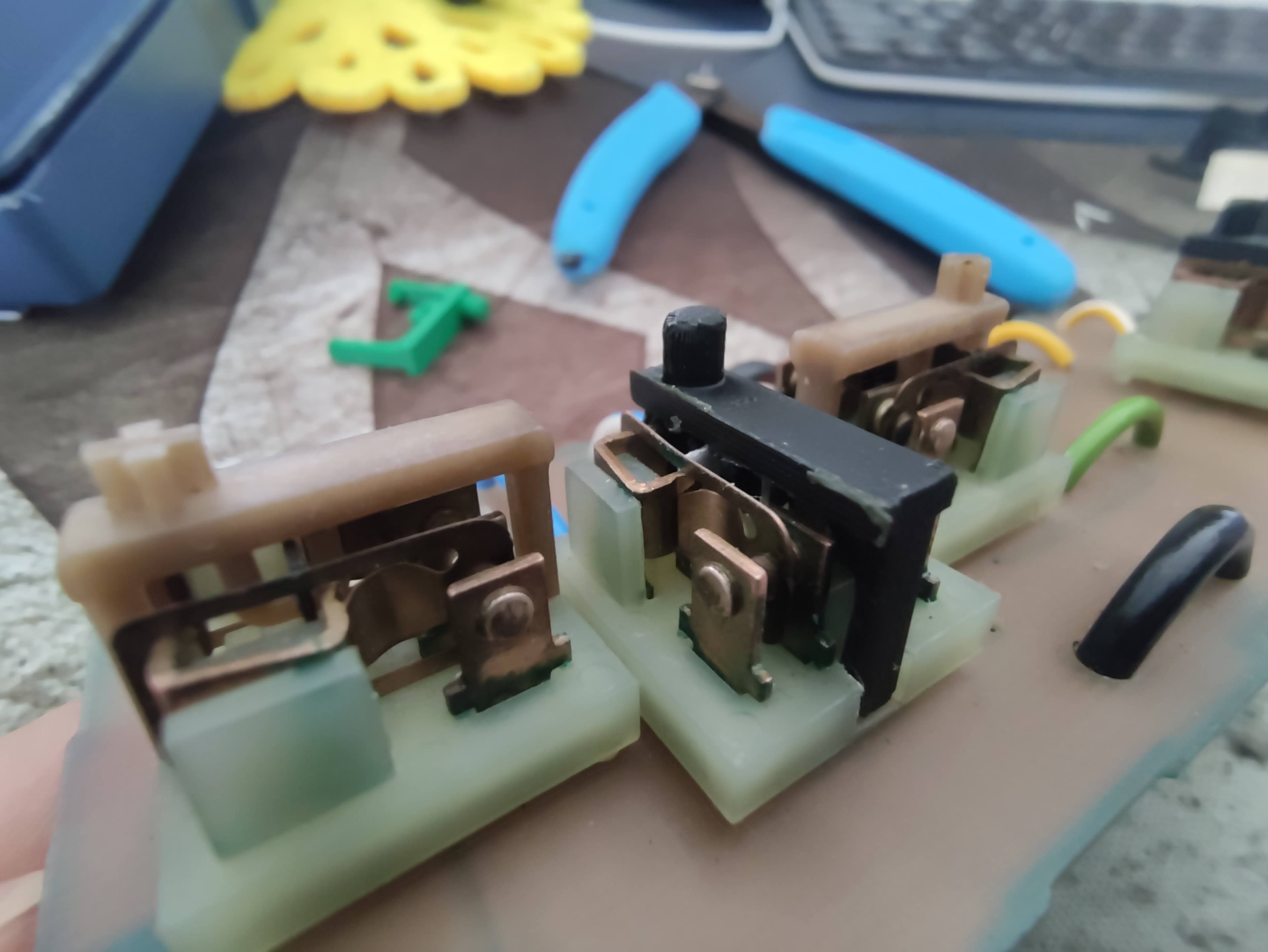 Seat-Control Switch Retaining Bracket