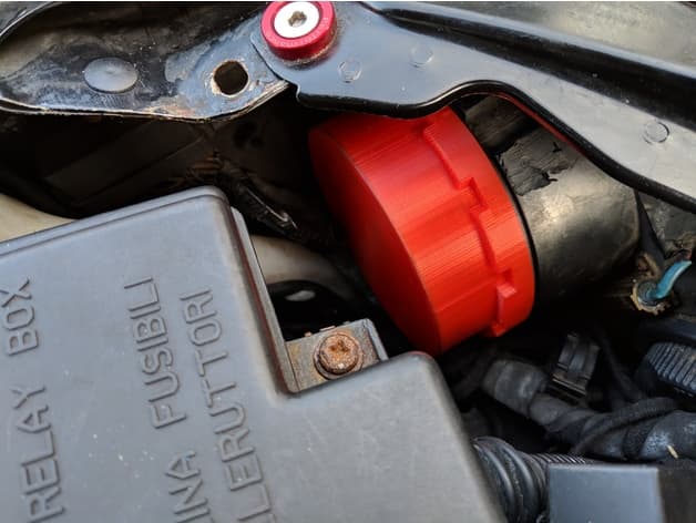 Deep headlight dust cover