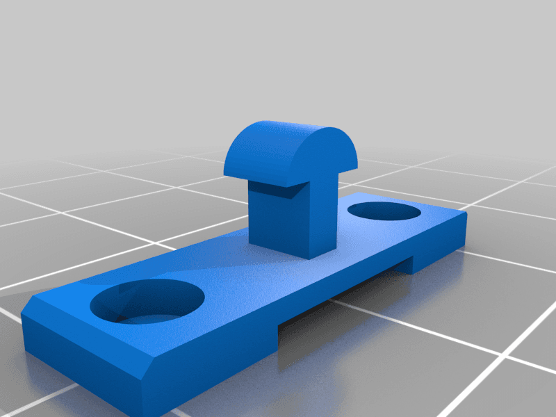 Dashboard storage-bin hinge clip