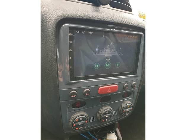 Double-DIN radio frame