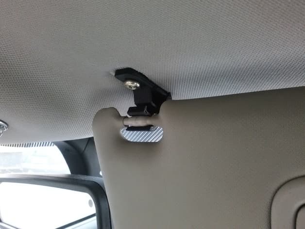 Sun-Visor Retaining Clip